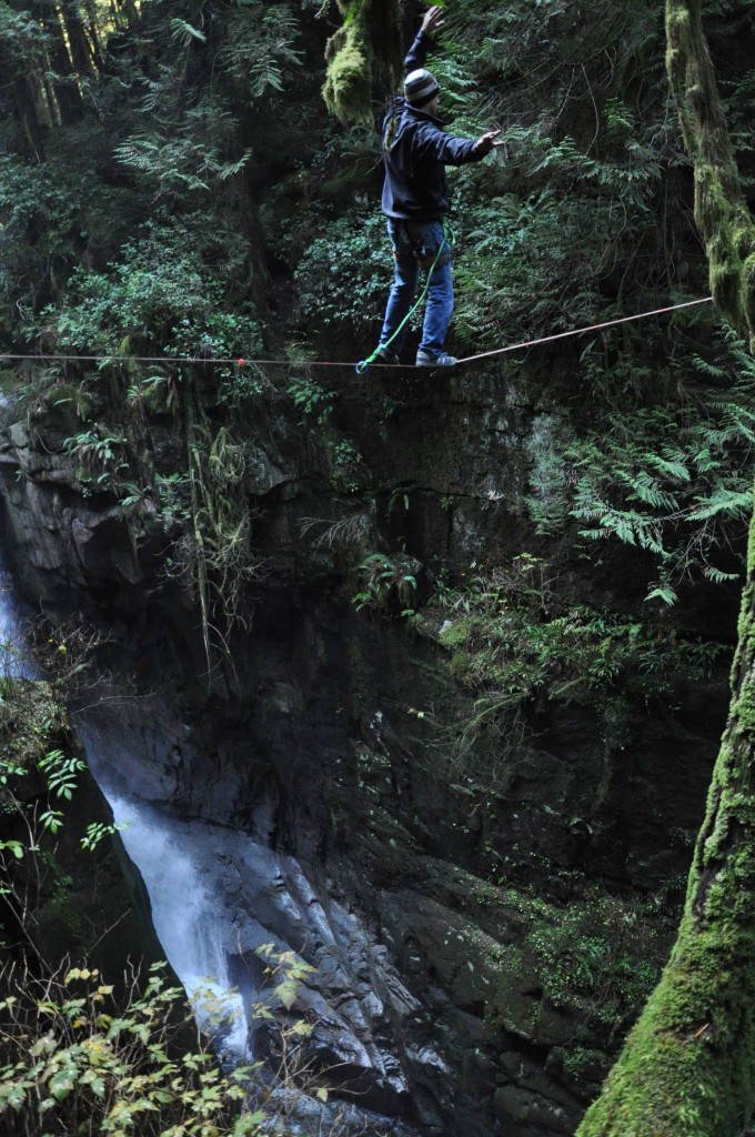 Cypress Falls "Natural Mystic" highline